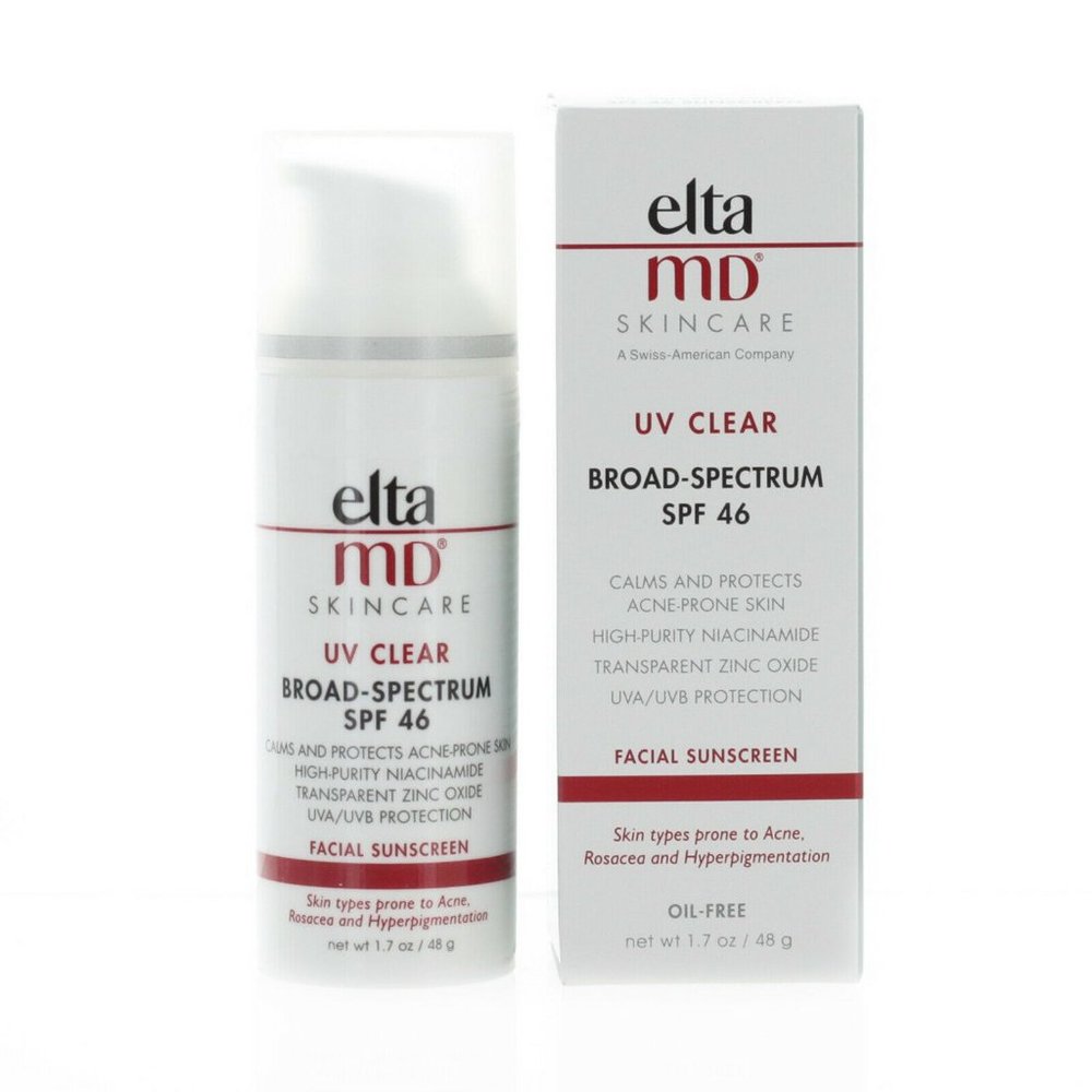 EltaMD Skincare UV Clear Broad-Spectrum SPF 46 Facial Sunscreen, 1.7 Oz
